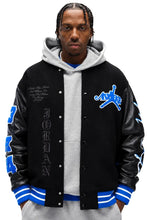 Awake NY Air Jordan black blue varsity jacket