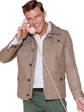 Alan Ritchson Brown Cotton Jacket