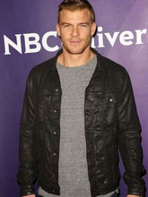 Alan Ritchson NBC Universal Black Leather Jacket