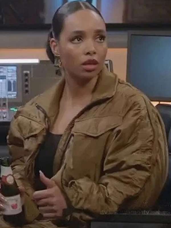 Skye All American S05 Brown Bomber Jacket