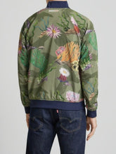 All American S7 Green Printed Bomber Jacket
