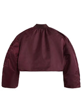 Alpha Industries women's rib-knit bomber jacket