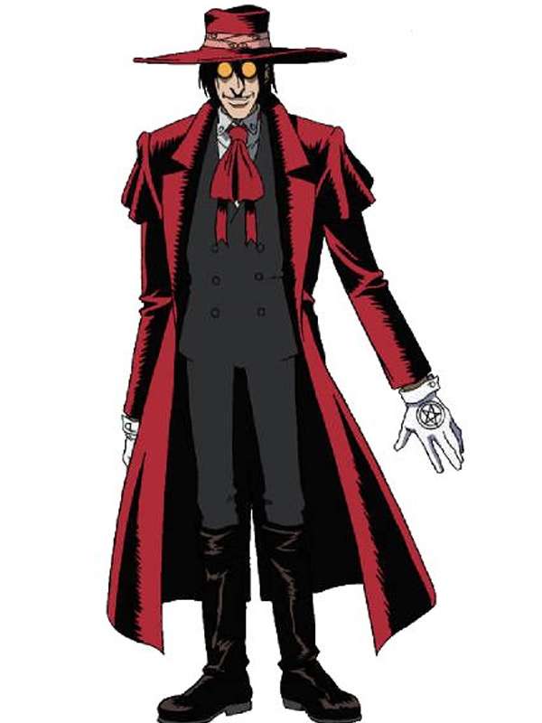 Alucard Hellsing Halloween Costume Red Coat