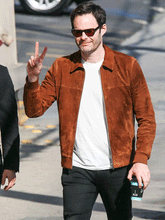 Bill Hader Suede Leather Jacket