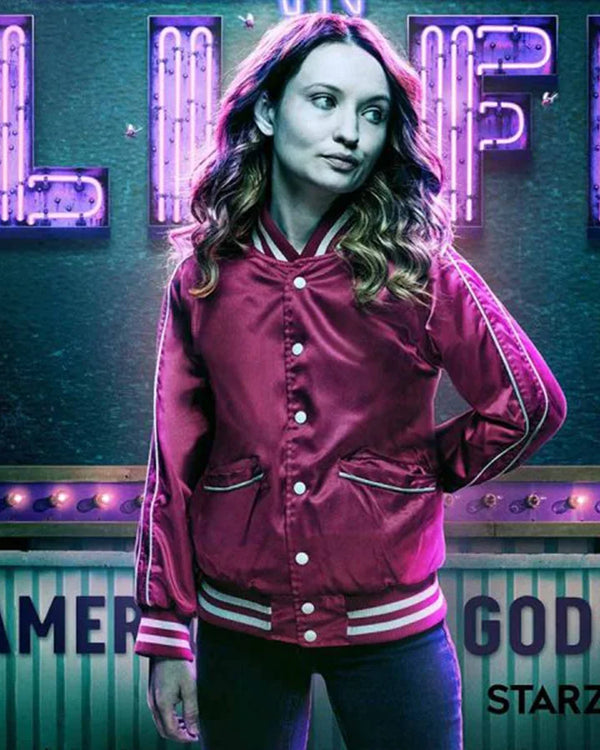 American Gods S02 Laura Moon Red Jacket