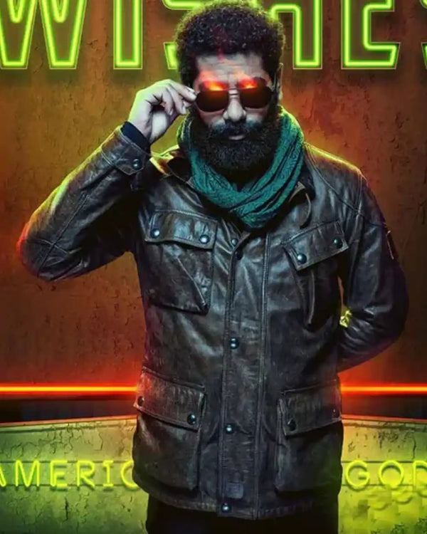 American Gods The Jinn Brown Jacket