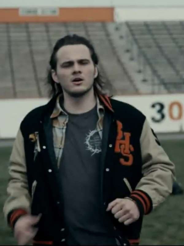 Billy Poe American Rust Varsity Jacket