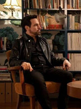 Anthony Marentino And Just Like That S01 Black Leather Jacket