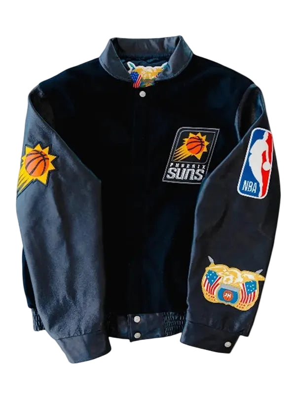 Suns x Jeff Hamilton x Andrea Bocelli Black Varsity Jacket