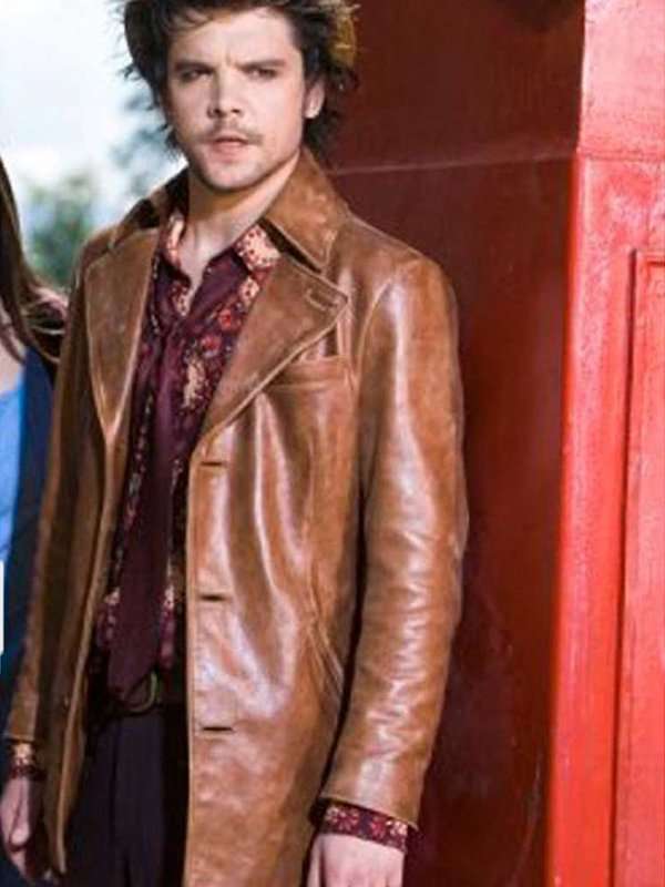 Hatter Alice Andrew Lee Potts Brown Leather Jacket