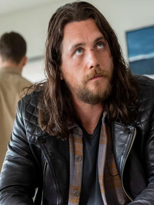Craig Cody An­i­mal King­dom S04 Black Leather Jacket