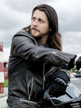 Craig Cody An­i­mal King­dom S04 Black Leather Jacket