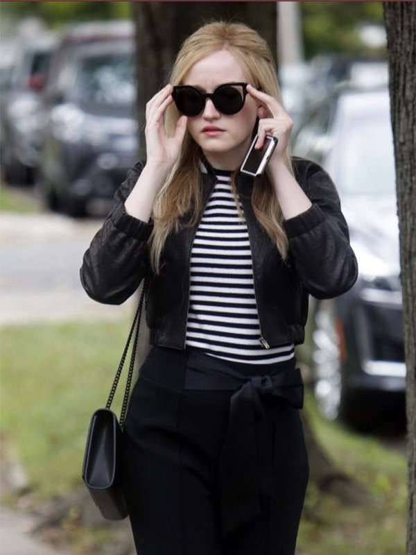 Anna Delvey Inventing Anna Black Leather Jacket