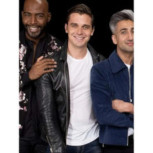 Antoni Porowski Queer Eye Black Leather Jacket