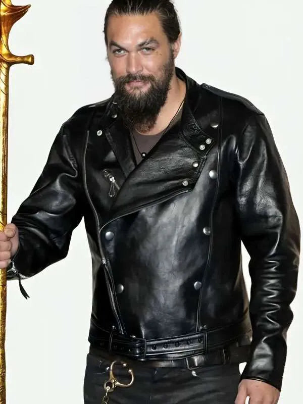 Jason Momoa Aquaman and the Lost Kingdom Black Jacket
