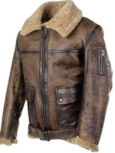 Arnold B3 Brown Leather Aviator Jacket