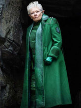 Judi Dench Artemis Fowl Leather Coat