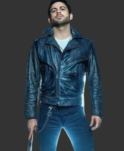 Ash vs Evil Dead Lindsay Farris Biker Jacket – Edison Jacket