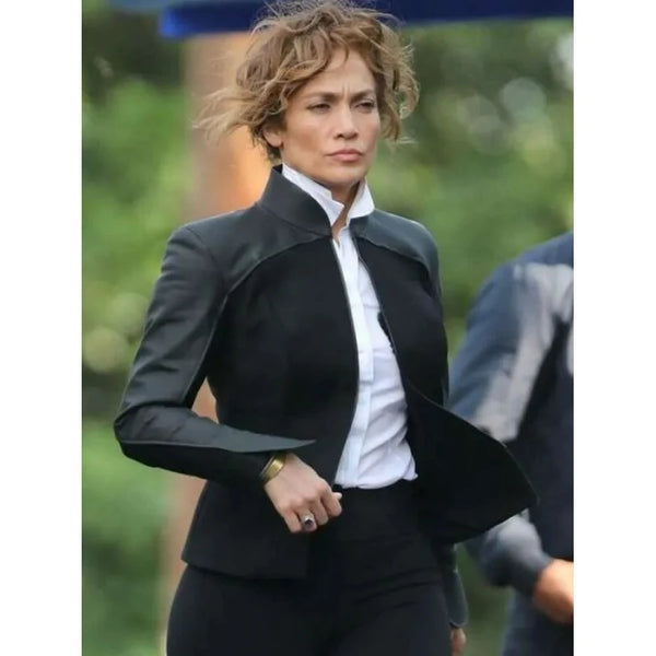 Atlas 2024 Jennifer Lopez Black Jacket
