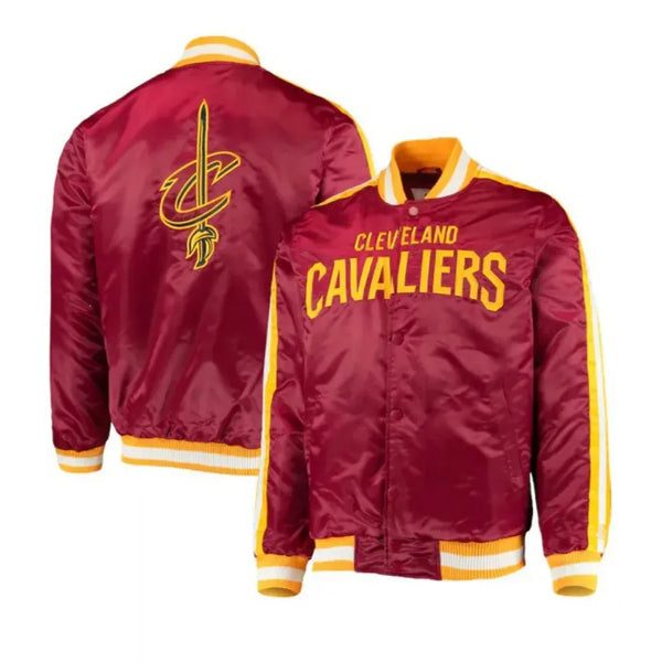 Aubrey Heathcote Cleveland Cavaliers Satin Jacket