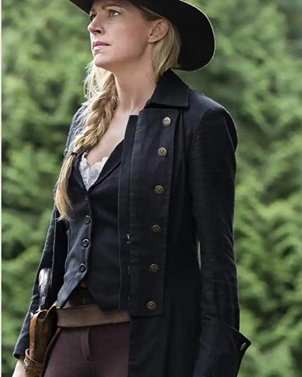 Ava Sharpe Legends Of Tomorrow S05 Leather Trench Coat