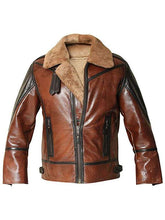 B3 Bomber Sheepskin Leather Jacket for Men