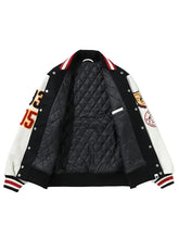 BAPE x UNDEFEATED 2026 black and white varsity jacket