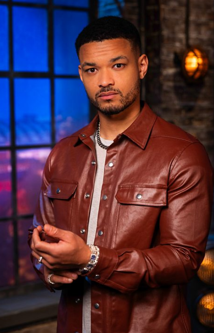 Steven Bartlett On Dragons Den Brown Leather jacket