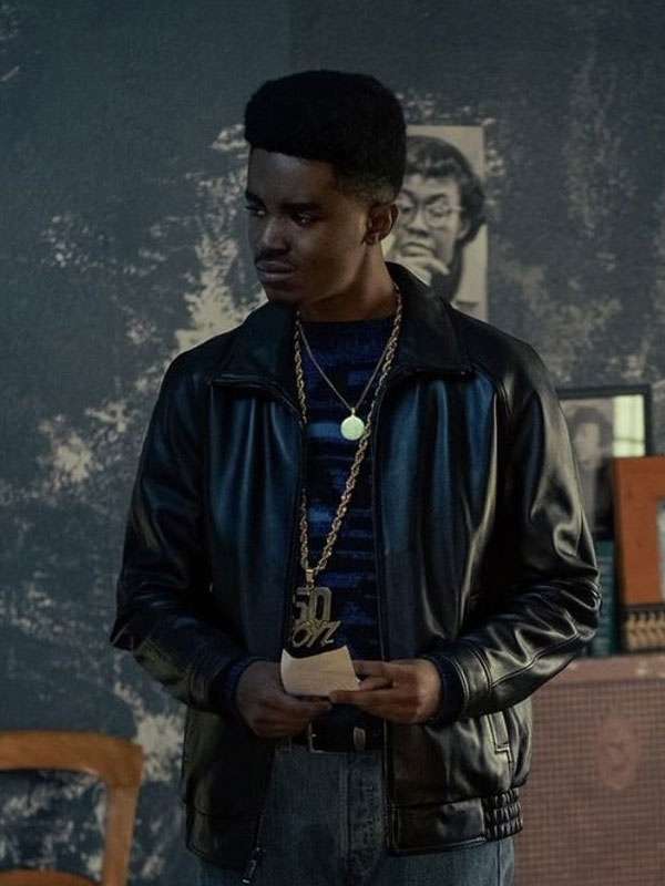 Myles Truitt BMF Black Leather Jacket