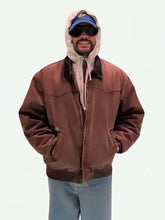 Bad Bunny Brown Cotton Jacket