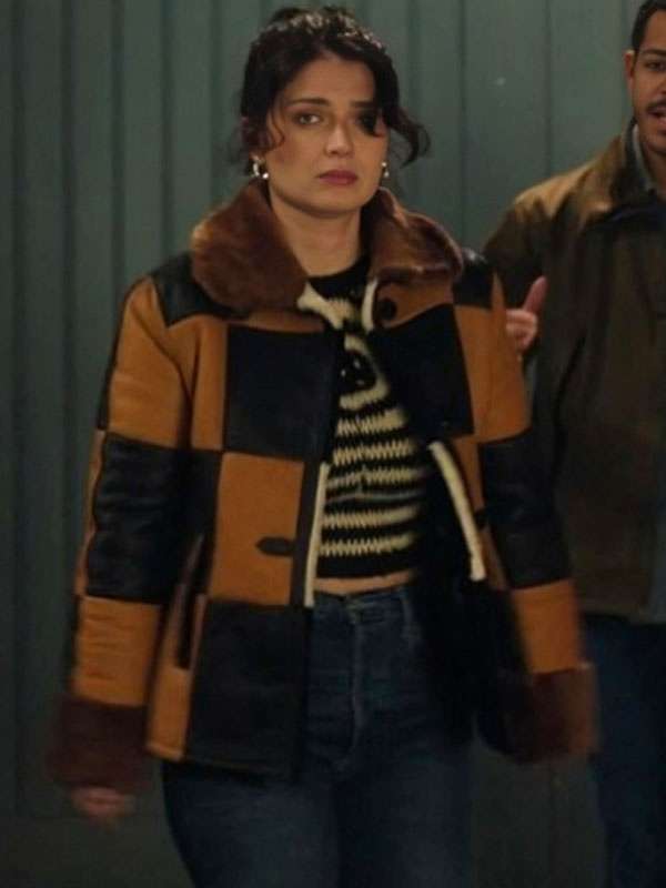 Becka Garvey Bad Sisters S02 Shearling Leather Jacket