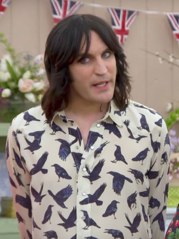 Bake Off Noel Fielding Bird Printed Shirt