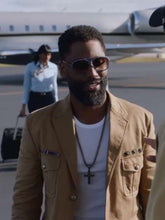 Ballers John David Washington Beige Jacket