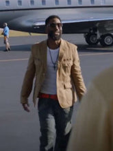 Ballers John David Washington Beige Jacket