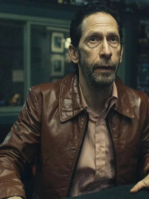 Bang Bang Tim Blake Nelson Brown Leather Jacket