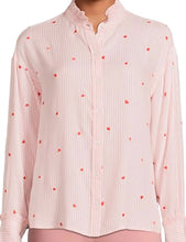 Baylen Dupree Baylen Out Loud Heart Print Striped Shirt