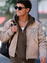 Beige cotton jacket with viscose lining inspired by McLaren F1