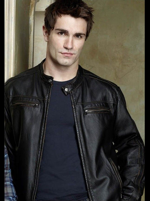 Being Human Aidan Black Leather Jacket