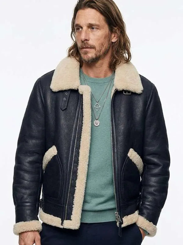Ransom Canyon S02 Ben Robson Shearling Jacket