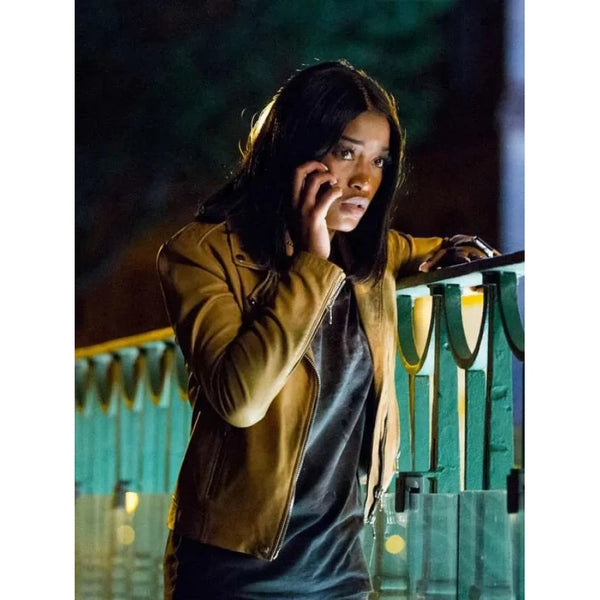 April Lewis Berlin Station Brown Jacke