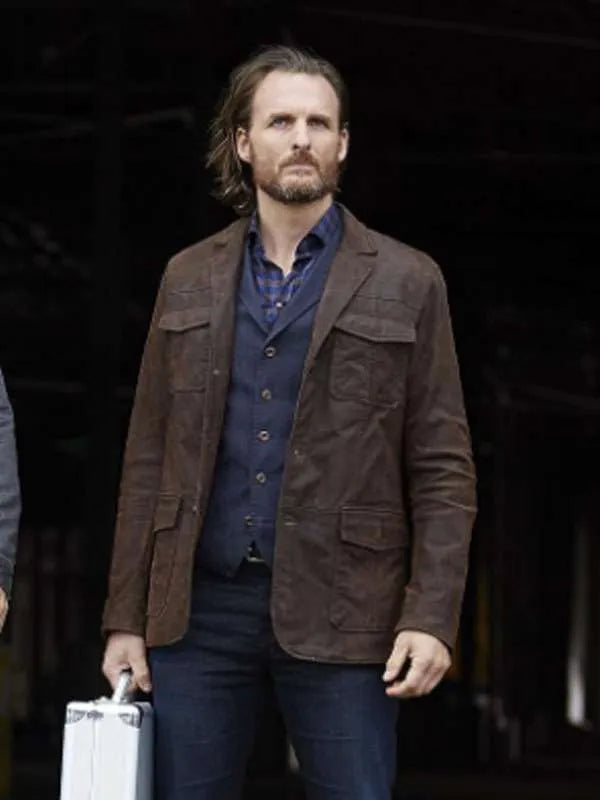 Greg Bryk Bitten S03 Brown Jacket
