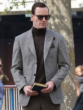 Black Bag 2025 Michael Fassbender Grey Blazer