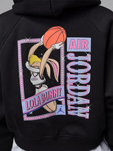 Nike Brooklyn Black Cropped Hoodie with Front Zipper