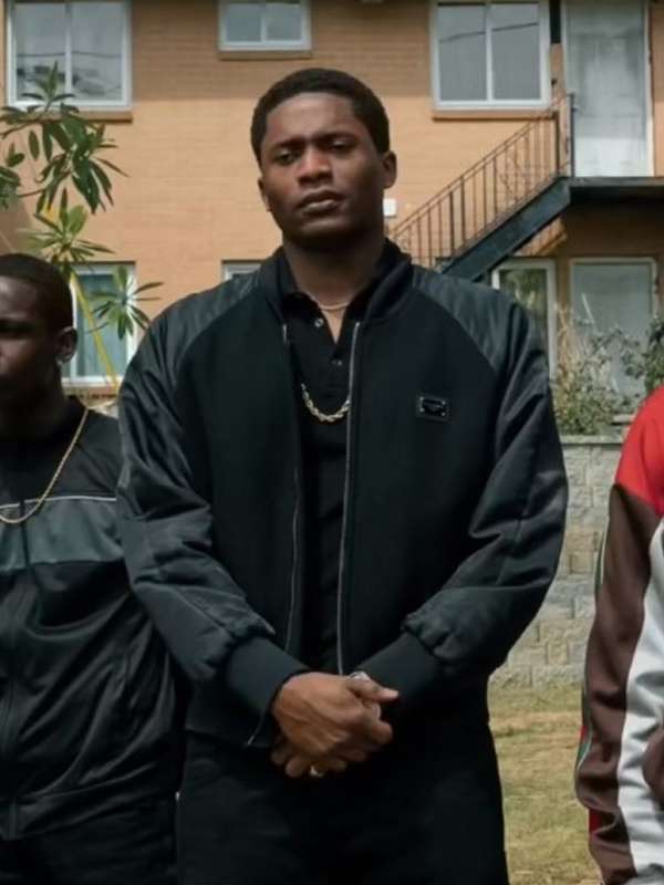 Terry Flenory BMF S03 Black Bomber Jacket