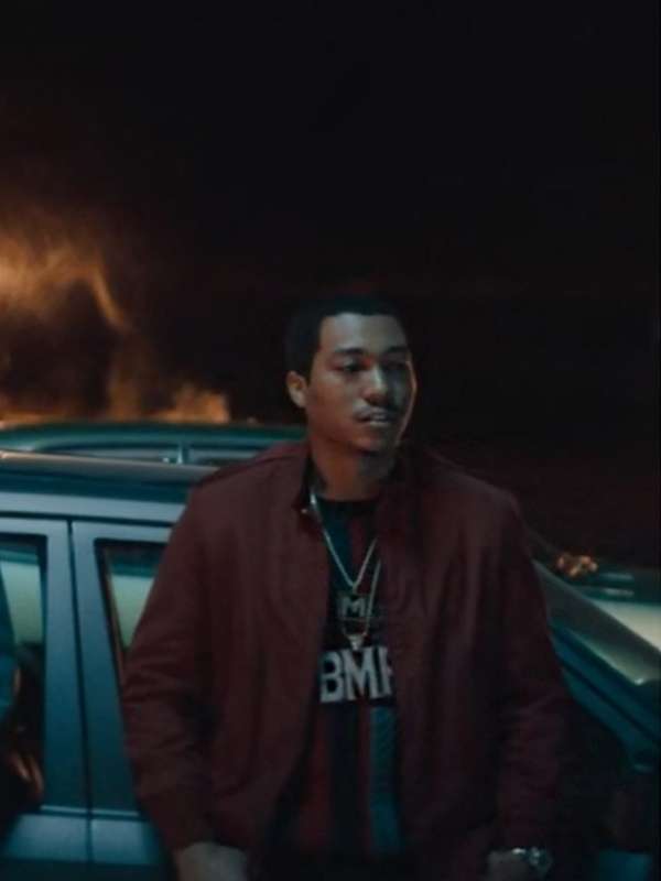 Demetrius Flenory Jr Black Mafia Family Maroon Jacket