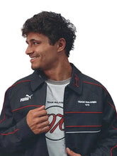 James Hunt 1976 racing-inspired black jacket design