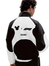 Men’s Disney F1 jacket with stand-up collar and zipper