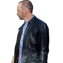 Blue Bloods Donnie Wahlberg Black Leather Jacket