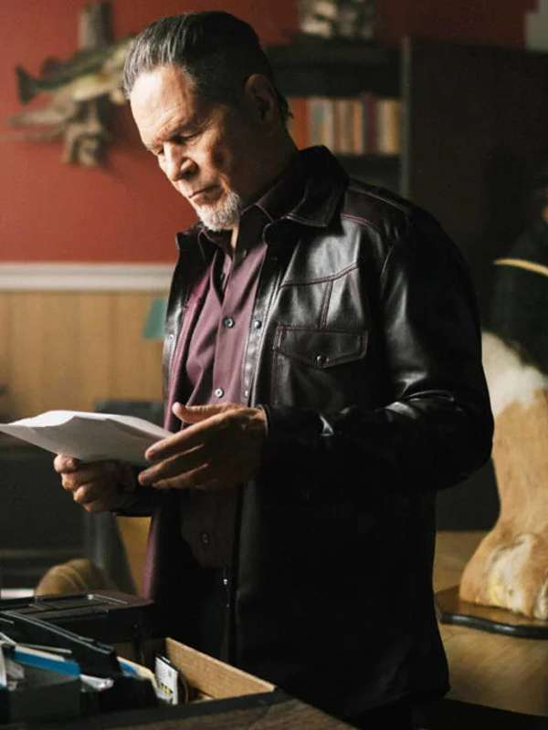 Connor McGrath Blue Ridge The Series Black Leather Jacket