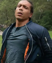 Boston Blue Caleb Bruce Bomber Jacket